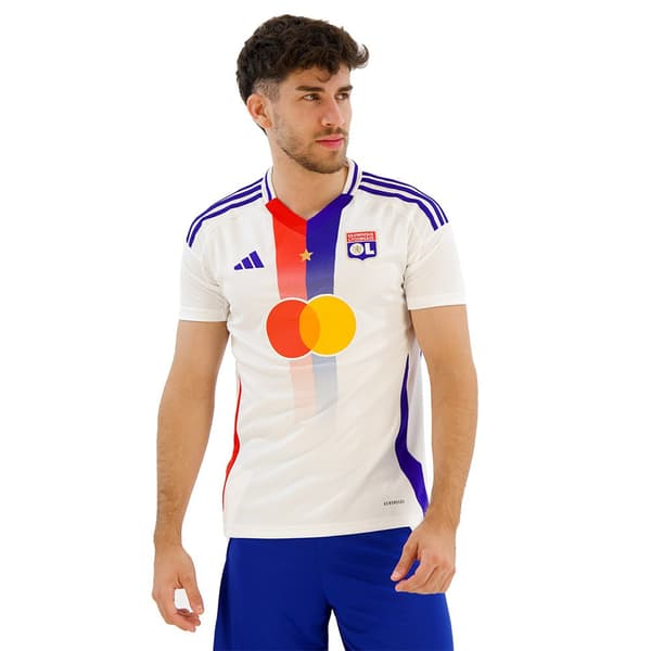 Adidas Olympique Lyon 24/25 Lyhythihainen Kotipaita Valkoinen L