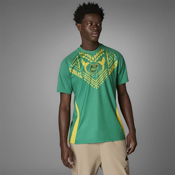 Adidas Jamaica 24/25 Pelipaita Lyhythihainen Vihreä S