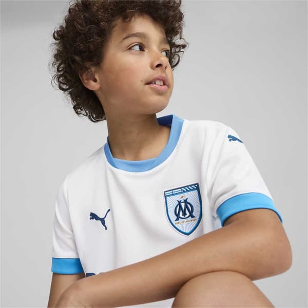 Puma Olympique Marseille Home T-shirt Med Korta ärmar 7-8 Years