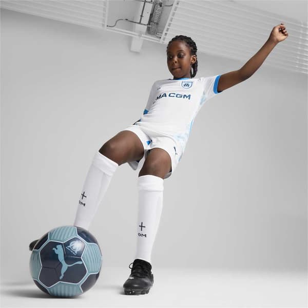 Puma Olympique Marseille Home T-shirt Med Korta ärmar 7-8 Years