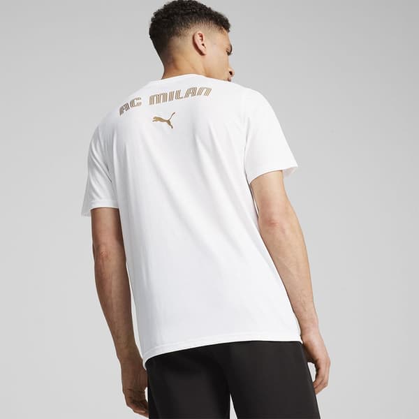 Puma Ac Milan Casuals T-shirt Med Korta ärmar S