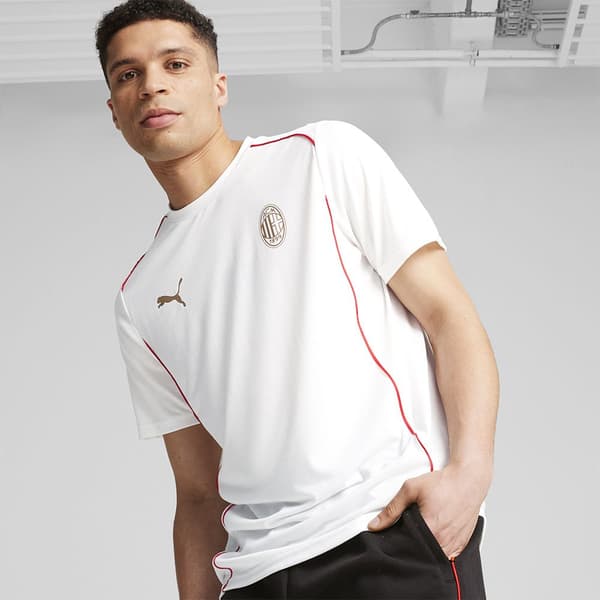 Puma Ac Milan Casuals T-shirt Med Korta ärmar S