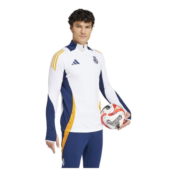 Adidas Real Madrid Tiro Competition 24/25 Trænings-halvlynlås-sweatshirt  XS / Regular