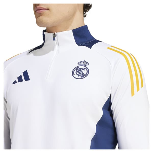 Adidas Real Madrid Tiro Competition 24/25 Trænings-halvlynlås-sweatshirt  XS / Regular