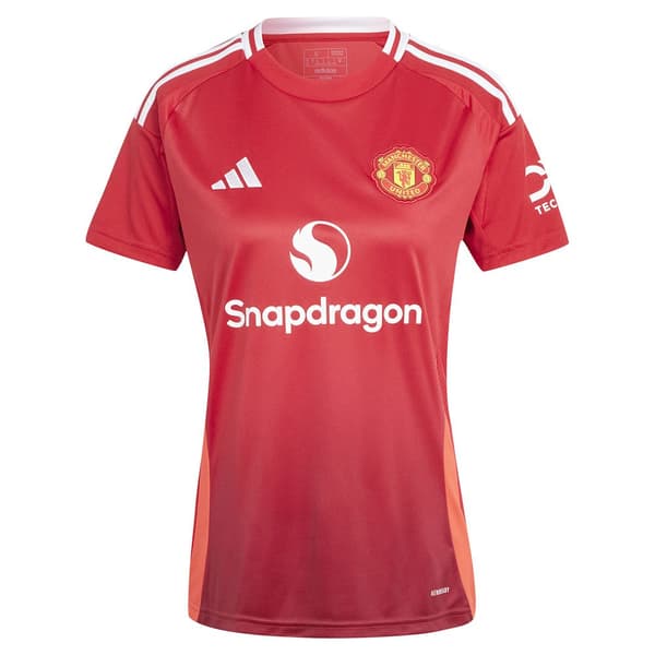 Adidas Manchester United 24/25 Korthærmet T-shirt Til Hjemmet  XS