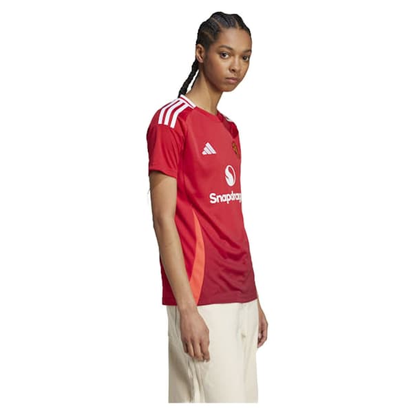 Adidas Manchester United 24/25 Korthærmet T-shirt Til Hjemmet  XS
