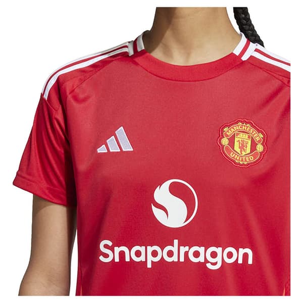 Adidas Manchester United 24/25 Korthærmet T-shirt Til Hjemmet  XS