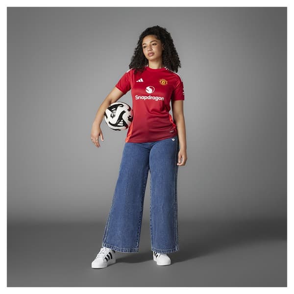 Adidas Manchester United 24/25 Korthærmet T-shirt Til Hjemmet  XS