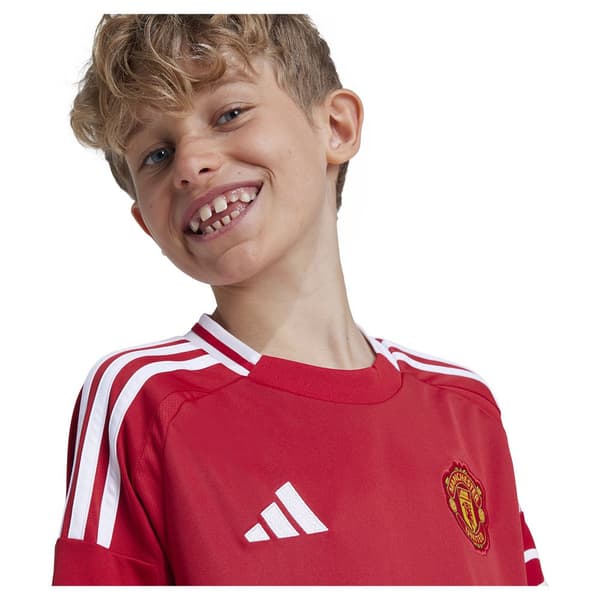 Adidas Manchester United 24/25 Junior Hem Kortärmad T-shirt  13-14 Years