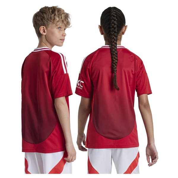 Adidas Manchester United 24/25 Junior Hem Kortärmad T-shirt  13-14 Years