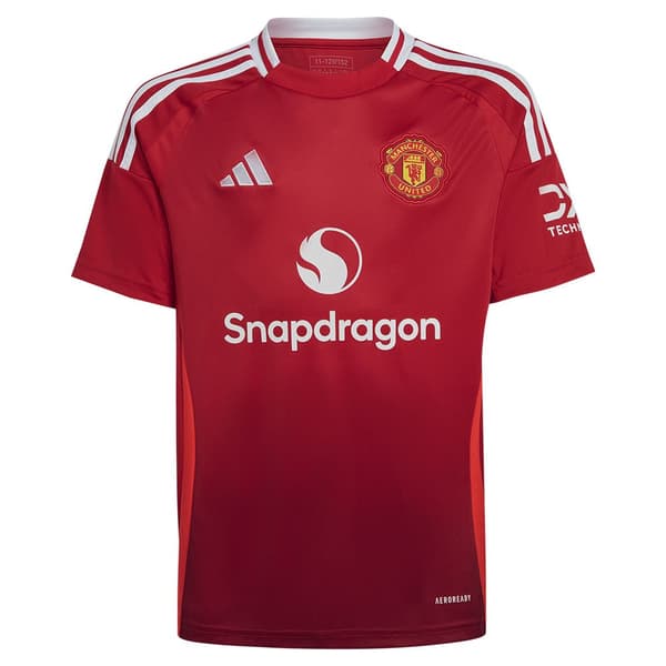 Adidas Manchester United 24/25 Junior-koti Lyhythihainen T-paita  9-10 Years