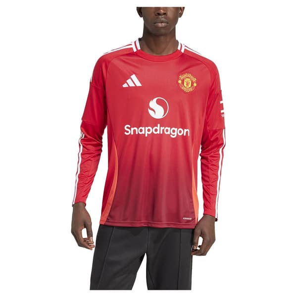 Adidas Manchester United 24/25 Hjemme Langærmet T-shirt  S