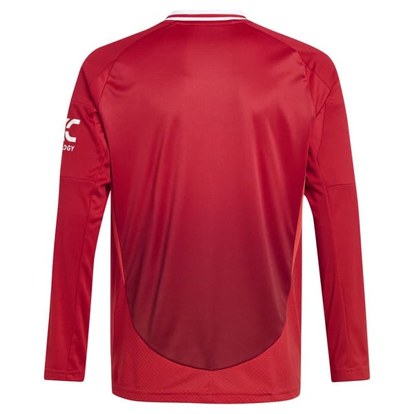 Adidas Manchester United 24/25 Juniori Kotipaita Pitkähihainen T-paita  9-10 Years