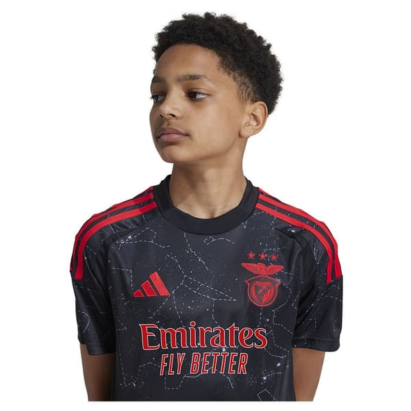 Adidas Benfica Lisboa 24/25 Udebanetrøje Med Korte ærmer  11-12 Years