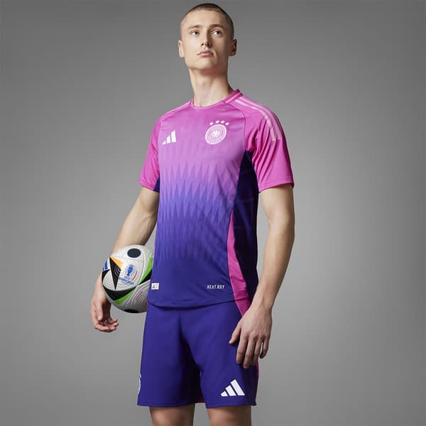 Adidas Germany Authentic 24/25 Lyhythihainen T-paita Kaukana Violetti L