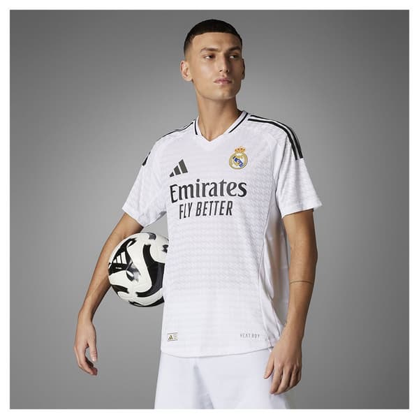 Adidas Real Madrid Authentic 24/25 Lyhythihainen Kotipaita Valkoinen M