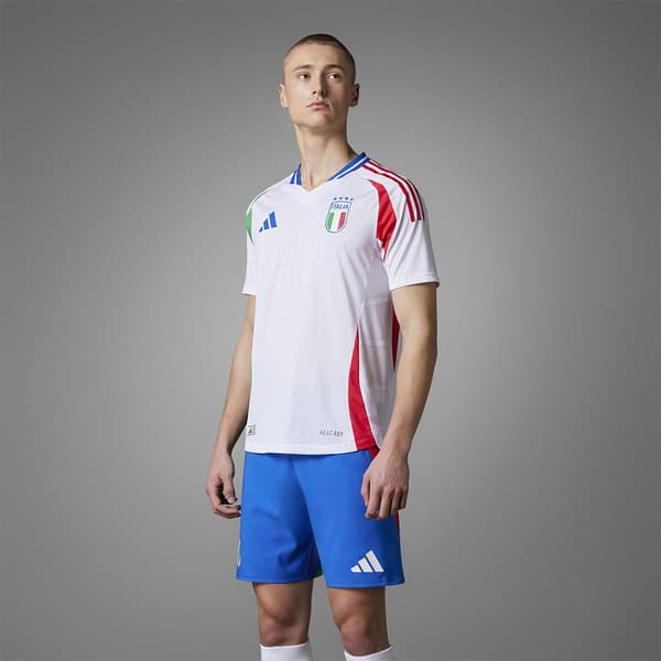 Adidas Italy Authentic 24/25 Væk Kortærmet T-shirt Hvid M