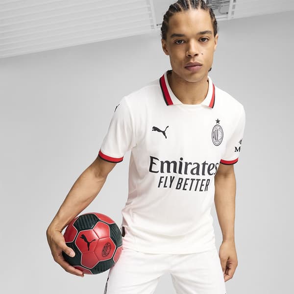 Puma Ac Milan Away T-shirt Med Korte ærmer L