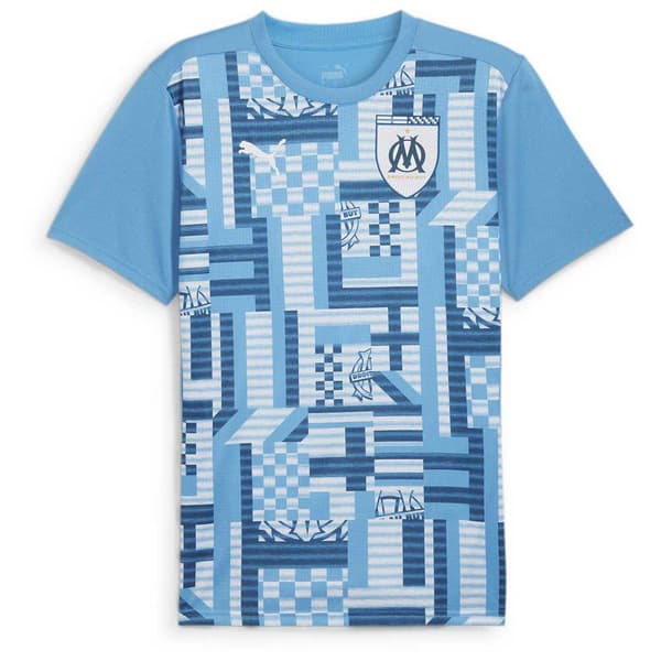 Puma Olympique Marseille Prematch T-shirt Med Korta ärmar Blå S