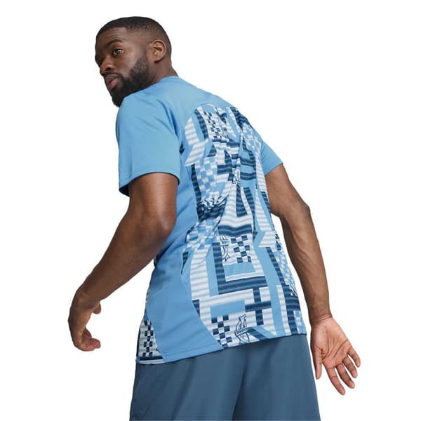 Puma Olympique Marseille Prematch T-shirt Med Korta ärmar Blå L