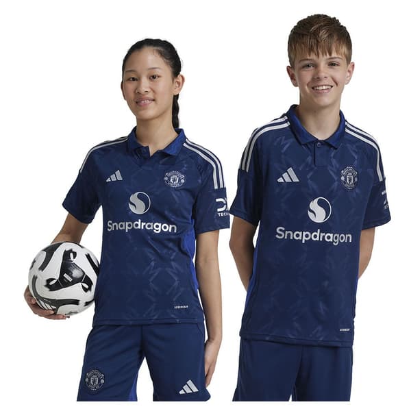 Adidas Manchester United 24/25 Junior Borta Kortärmad T-shirt  7-8 Years