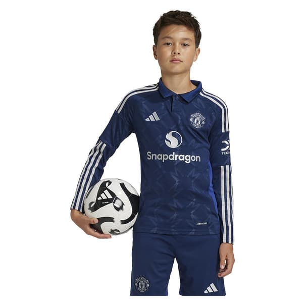 Adidas Manchester United 24/25 Junior Langærmet T-shirt  9-10 Years
