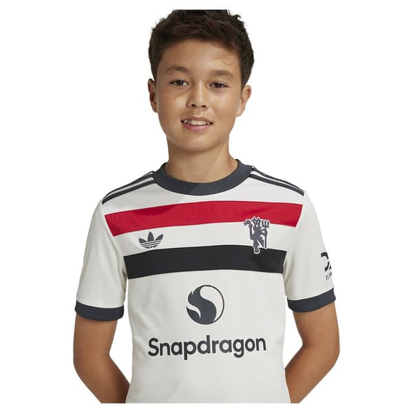 Adidas Manchester United 3 Stripes 24/25 Junior-shorts  15-16 Years