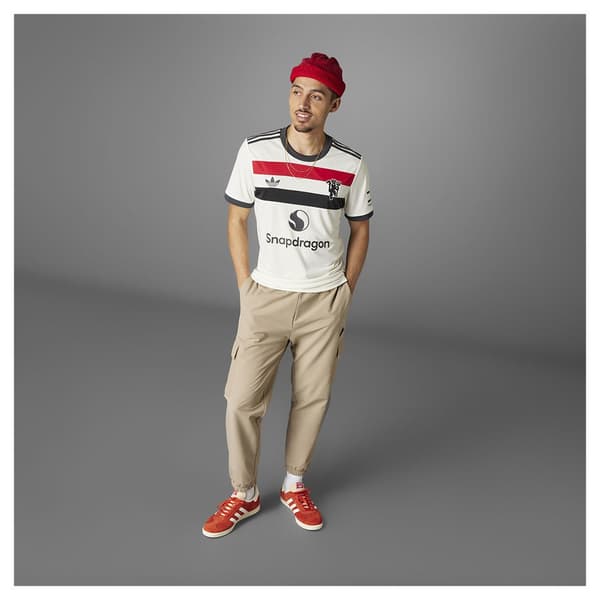 Adidas Manchester United 3 Stripes 24/25 Lyhythihainen T-paita  S