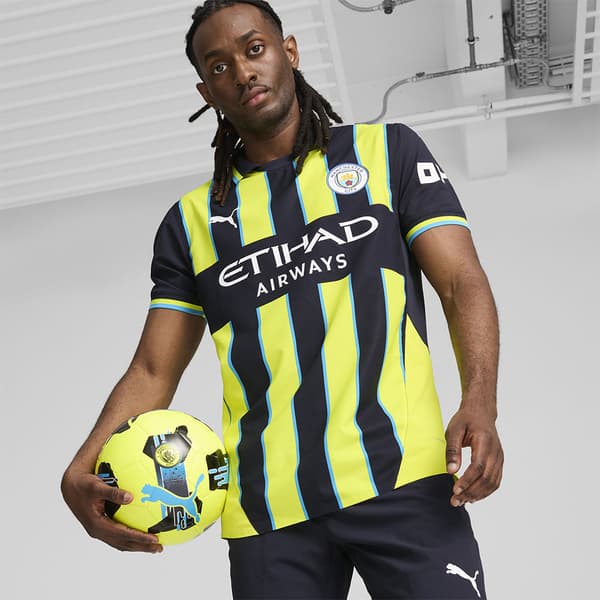 Puma Manchester City Fc Away Authentic Lyhythihainen T-paita  L