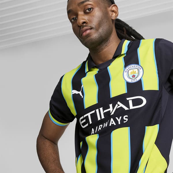 Puma Manchester City Fc Away Authentic Lyhythihainen T-paita  L