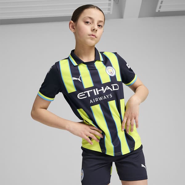 Puma Manchester City Fc Away T-shirt Med Korta ärmar 11-12 Years