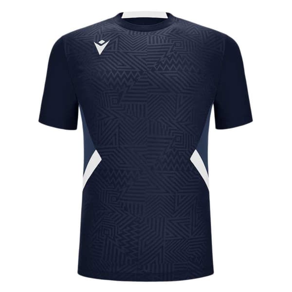 Macron Shedir T-shirt Med Korta ärmar Blå XL Man
