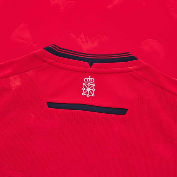 Macron Ca Osasuna 24/25 Junior Kortærmet T-shirt Hjem  7-8 Years