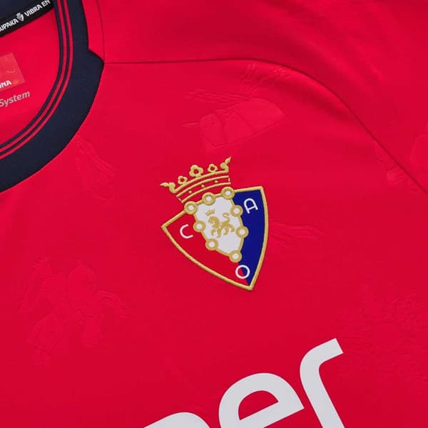Macron Ca Osasuna 24/25 Kortærmet T-shirt Hjem  XL