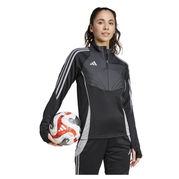 Adidas Tiro 24 Winterized Pitkähihainen T-paita Musta 2XL Nainen