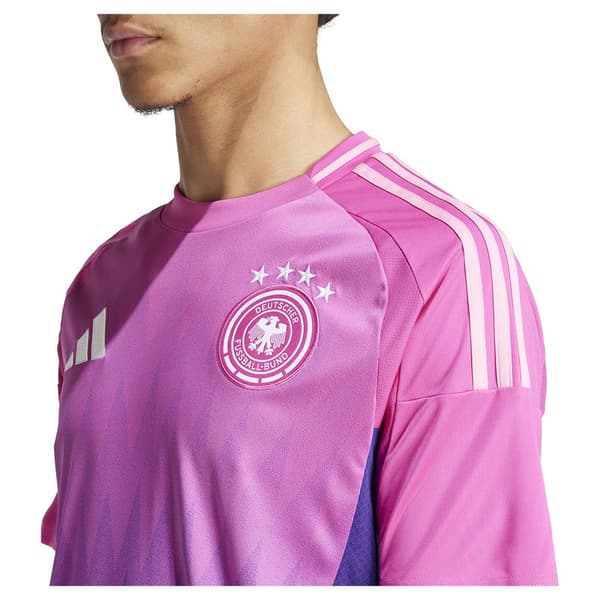 Adidas Kortärmad T-shirt Borta Germany 23/24 Lila 3XL