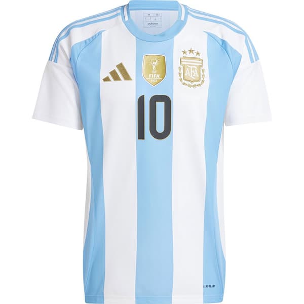 Adidas Argentina Messi 24/25 Korthærmet T-shirt Til Hjemmet Blå S
