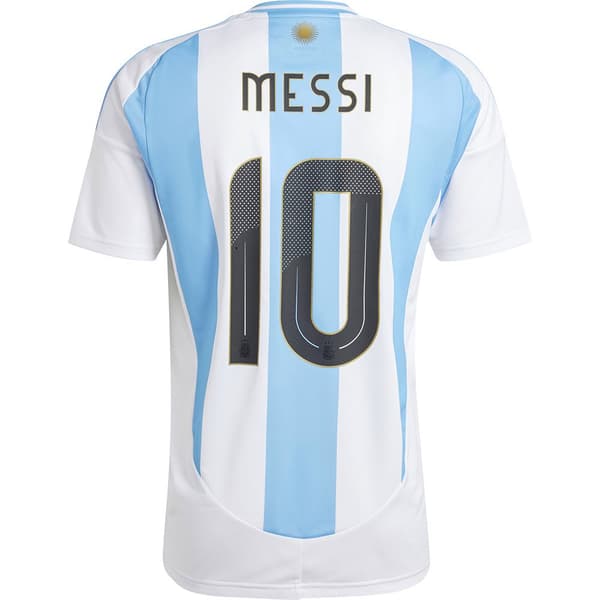 Adidas Argentina Messi 24/25 Korthærmet T-shirt Til Hjemmet Blå S