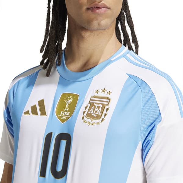 Adidas Argentina Messi 24/25 Korthærmet T-shirt Til Hjemmet Blå S