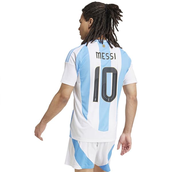 Adidas Argentina Messi 24/25 Korthærmet T-shirt Til Hjemmet Blå S