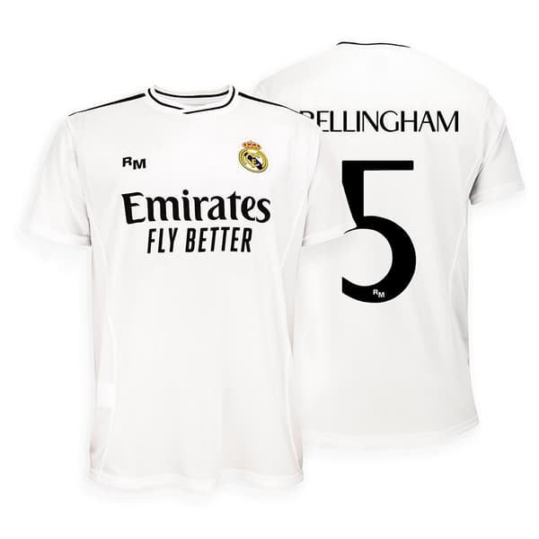 Real Madrid Real Madrid 24/25 Bellingham Junior-koti Lyhythihainen T-paita  6 Years