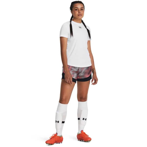 Under Armour Challenger Pro Train T-shirt Med Korta ärmar Vit S Kvinna