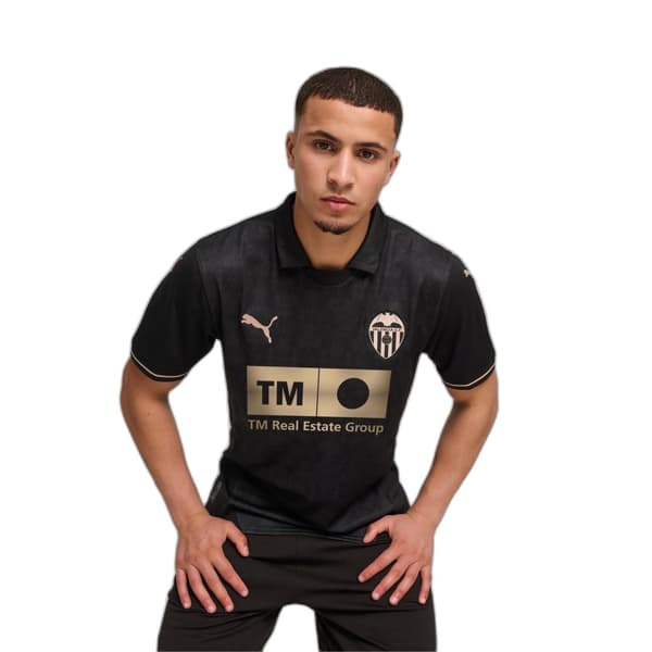 Puma Valencia Cf 23/24 Borta Fotbollströjor Svart L
