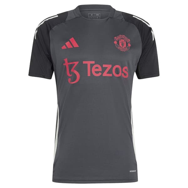 Adidas Manchester United 24/25 Eu Træningstrøje Med Korte ærmer  L
