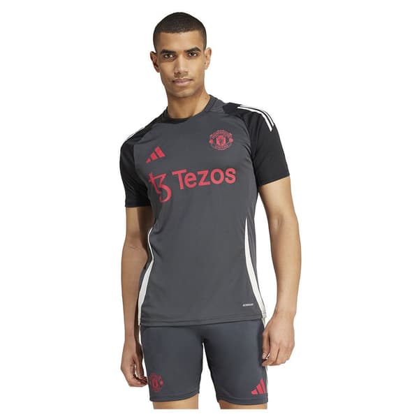 Adidas Manchester United 24/25 Eu Træningstrøje Med Korte ærmer  L