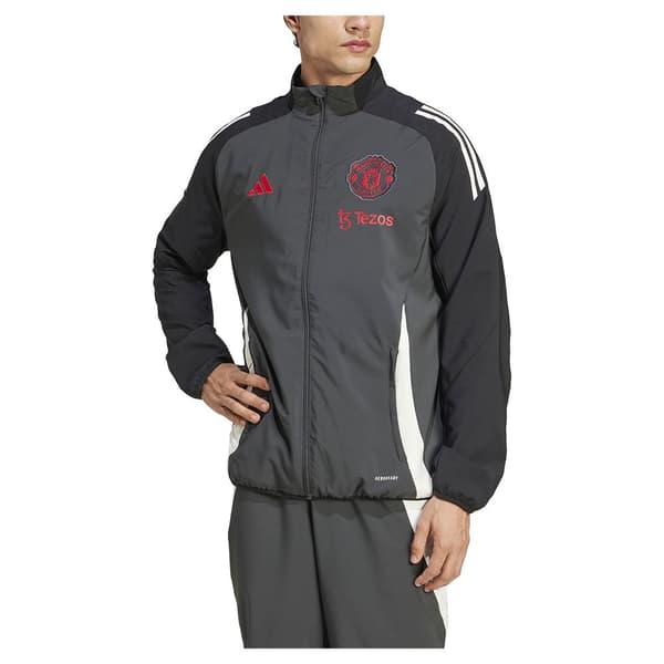 Adidas Manchester United 24/25 Tiro Præsentationsjoggingdragtjakke  S