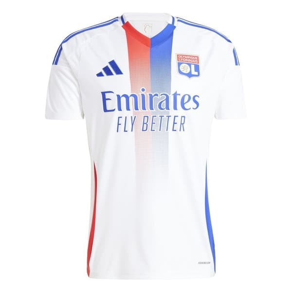 Adidas Olympique Lyon 24/25 Hjemmetrøje Hvid XL