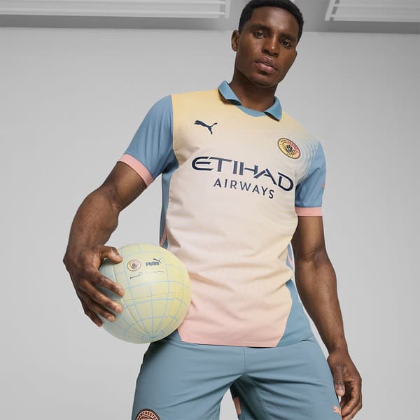 Puma Manchester City Fc Authentic T-shirt Med Korta ärmar S