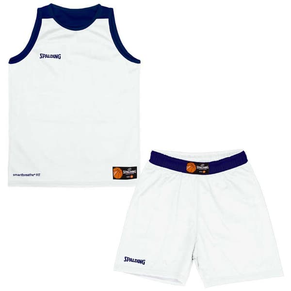 Spalding Double Face Sæt Hvid 152 cm