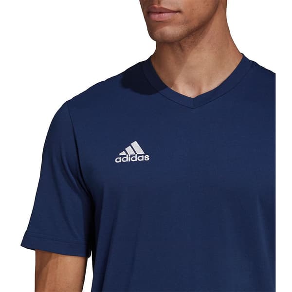 Adidas Entrada 22 T-shirt Med Korta ärmar Blå 2XL / Regular Man